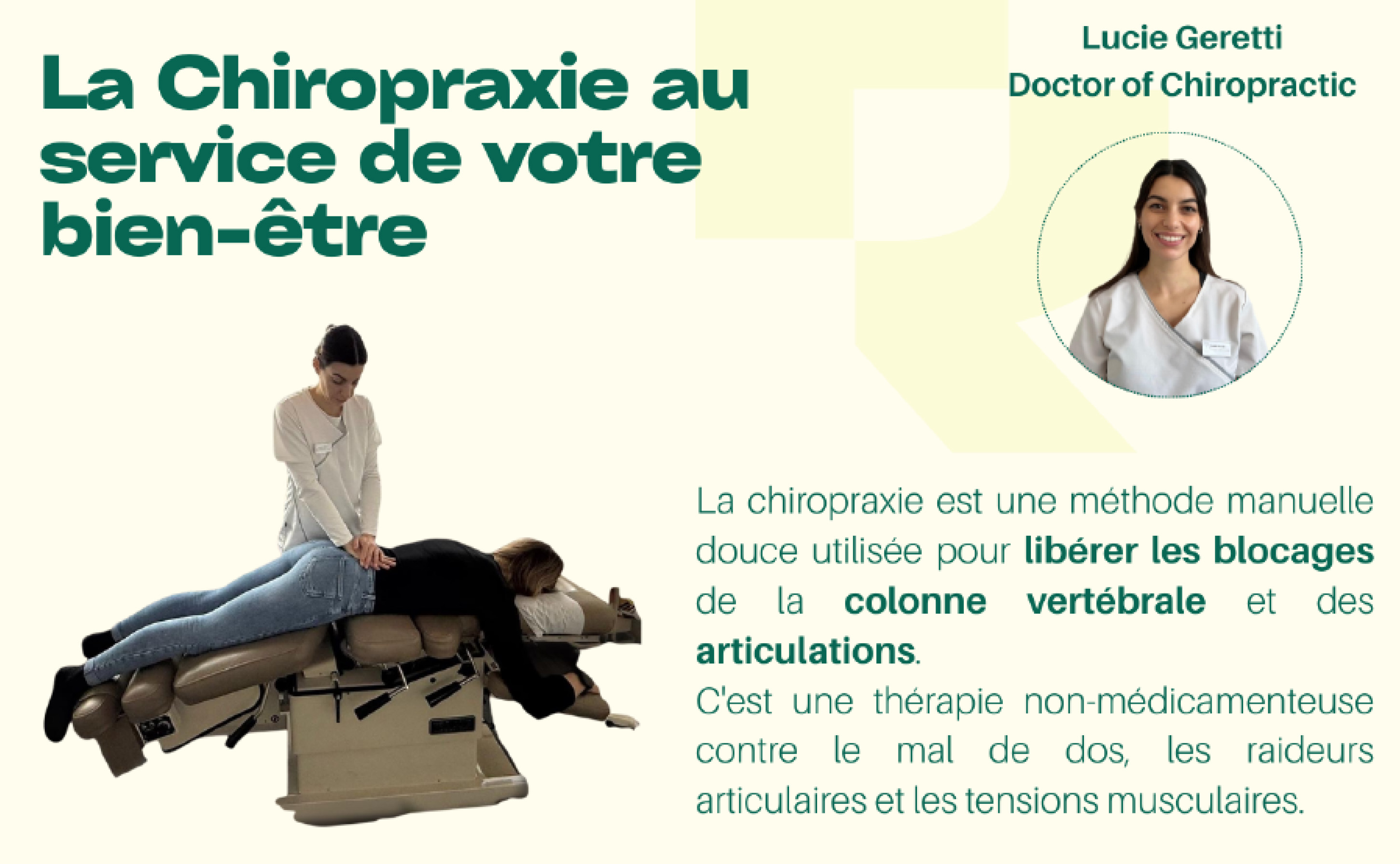 Chiropraxie DR Lucie Geretti
